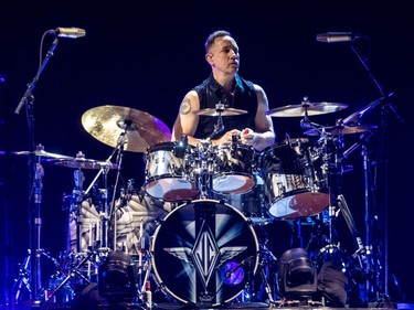 Jimmy Chamberlin of Smashing Pumpkins at the Bell Centre in Montreal on Tuesday August 7, 2018.