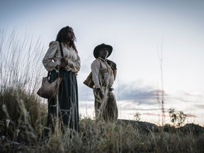 Natassia Gorey Furber and Hamilton Morris in a scene from Australian director Warwick Thornton's Sweet Country, screening as part of the Montreal First Peoples Festival.