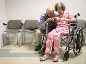 Fighting for promised English-language care for his wife, George Zeliotis recalled his conversation with a nurse: "I asked if there was anyone who could speak English. She told me, 'This is Quebec. We speak French in Quebec'." (Pierre Obendrauf / MONTREAL GAZETTE)
