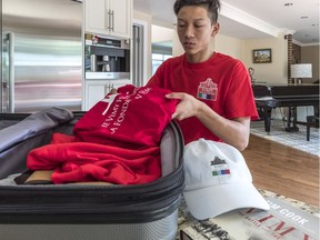 Beaconsfield teen Stanford Li prepares for his trip to Europe where he will visit war sites, memorials and attend lectures.
