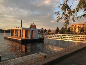 Flotel is an innovative micro-lodging concept, with six cabins housed in three shipping containers.