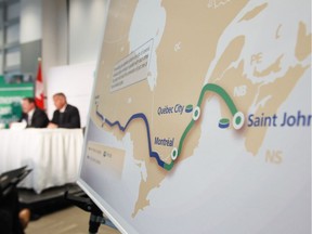 TransCanada officials announce plans for Energy East in August 2013. The now cancelled pipeline project would have eliminated Canada’s need to import oil from the Middle East and beyond, notes Kenneth Green of the Fraser Institute.