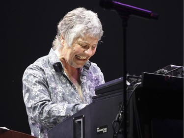 Deep Purple keyboard player Don Airey during concert in Montreal Wednesday August 29, 2018.
