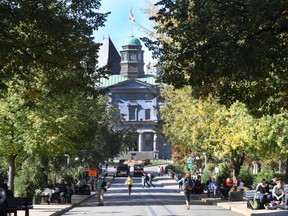 McGill University campus on Oct. 12, 2016.