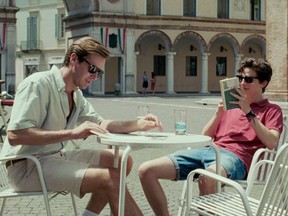 Armie Hammer and Timothé Chalamet star in Luca Guadagnino's Call Me By Your Name, which  plays Friday at 9 p.m. at the Knowlton Film Festival.