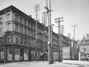 Notre-Dame St. looking East from St. Lawrence Blvd. in 1921