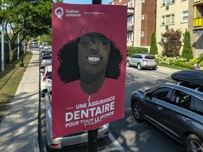 "Our platform is a real hit in this campaign, dental insurance — for instance — it works with people, it’s a hit," says Vincent Marissal, Québec solidaire's candidate in Rosemont.