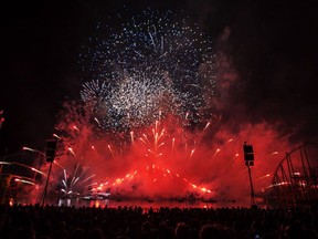 Montreal’s International Fireworks Competition ends it run at La Ronde on Saturday night, July 27, 2019, and motorists should be aware of road and bridge closings.