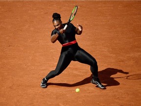 Serena Williams wore a sleek black catsuit during the 2018 French Open to help her circulation and avoid blood clots — a complication from giving birth.