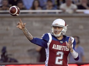 "I've been supported by fans in each and every place I've been to,"Alouettes quarterback Johnny Manziel says. "It's greatly appreciated."
