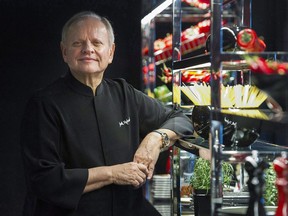Chef Joël Robuchon poses at his restaurant in the Montreal Casino on Dec. 6, 2016. Robuchon passed away Aug. 6 at the age of 73.