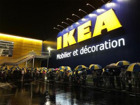 quebec city, ikea, opening, lineup