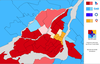 As usual, Montreal is Liberal red.
