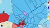 CAQ dominates just about everywhere but Montreal.