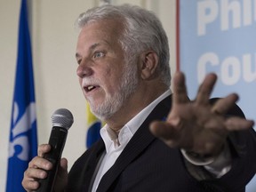 "Not just my party — but the majority of the Quebec population — are opposed to concessions on supply management," Quebec Liberal Leader Philippe Couillard says.