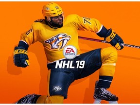 "To be on the cover is symbolic of the hard work you put in, starting when you're a little kid," Nashville Predators defenceman says of being the face of EA Sports NHL 19. Credit: EA Sports