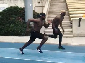 P.K. Subban lost to former NFL star Terrell Owens in a footrace