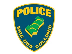 Police logo crests for SQ, MRC des Collines, Gatineau Police and Ottawa Police