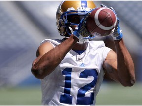 In six games with Winnipeg this season, new Alouette receiver Adarius Bowman caught only nine passes for 95 yards.