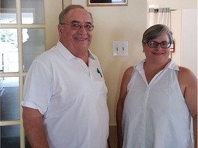 Marla Newhook, director of West Island Citizen Advocacy, and Wayne Belvedere, head of the Cheshire Foundation, announced that the Sunshine Residence in Dollard-des-Ormeaux will be home to those living with mental health issues.