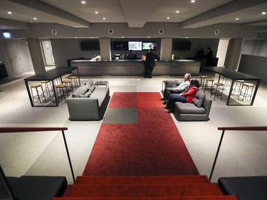 The lobby of the Cinéma du Musée at the Montreal Museum of Fine Arts prior to its grand opening Tuesday, Sept. 25, 2018.