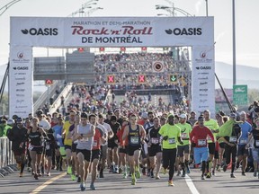 In recent years, Montreal's marathon and half-marathon races started on the Jacques-Cartier Bridge. This year they will start downtown.