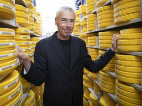 “This is a historical move,” says Claude Joli-Coeur, head of the NFB seen here in the archives on Côte-de-Liesse, "which will take us into the future and allow us to be part of a vibrant arts scene in the Quartier des spectacles."