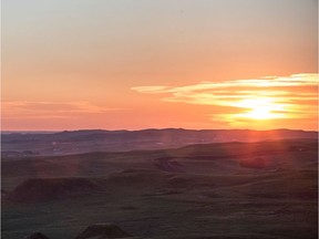 The North Dakotan landscape is seen on July 23, 2013 outside Watford City, North Dakota.