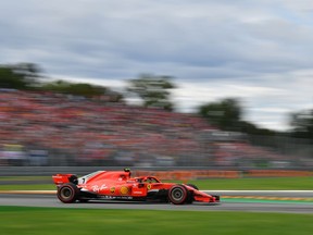 Ferrari's Finnish driver Kimi Raikkonen competes during the qualifying session at the Autodromo Nazionale circuit in Monza on September 1, 2018 ahead of the Italian Formula One Grand Prix.