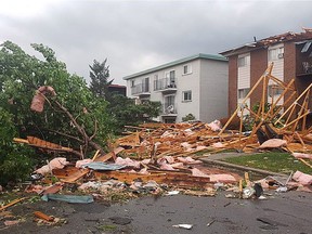 Meteorologists reported gusts whipped up to around 120 miles per hour (190 kilometers per hour), with the city of Gatineau, about five miles north of Ottawa, taking the brunt.