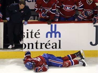 While viewers at home hit replay and Twitter exploded, training staff rush to the aid of Max Pacioretty, who would be diagnosed with a concussion and a broken vertebra in his back.