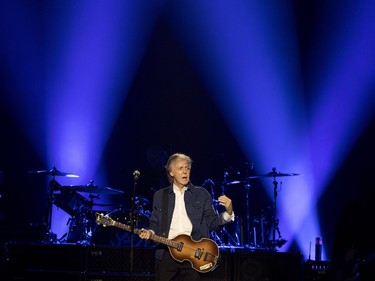 Paul McCartney in his Freshen Up Tour at the Bell Centre in Montreal on Thursday, Sept. 20, 2018.