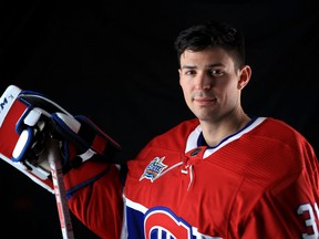 Canadiens goalie Carey Price poses for a portrait during the 2018 NHL All-Star at Amalie Arena on January 27, 2018, in Tampa, Fla.