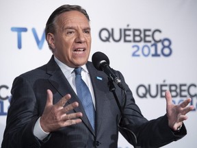 Coalition Avenir Québec Leader François Legault.