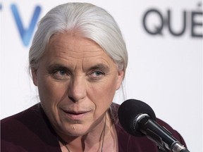 Québec solidaire co-spokesperson Manon Massé says a plan to use a third of tax-free savings accounts for green projects is a "win-win."