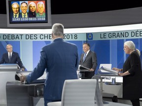 The leaders of Quebec's four main political parties will be at it again on Monday in the second debate of the campaign. This one will be in English.