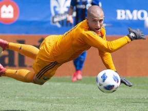 The Montreal Impact's Evan Bush, 32, was named 2018 MLS Audi Player Index Top Goalkeeper and the team's defensive player of the year.