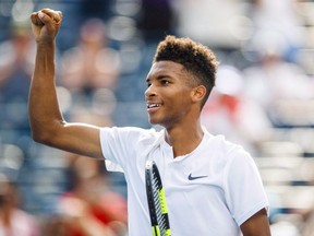 Montrealer Félix Auger-Aliassime was named on Tuesday to Canada's Davis Cup team for the Sept. 14-16 indoor tie at Coca-Cola Coliseum in Toronto.