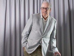 Director Denys Arcand is photographed in a Toronto hotel room as he promotes his new film La chute de l’empire américain.