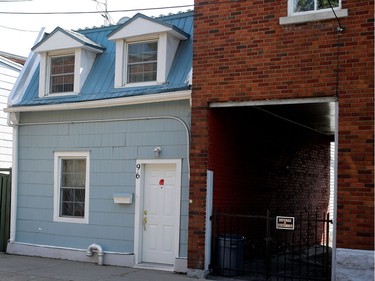 A home on Saint-Augustin street, built in the early 1900s, in the South-West district of Montreal is an example of a home that falls into a classification of homes with patrimonially development restrictions.