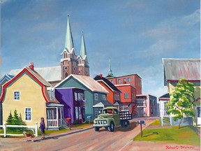 Robert Brown's  'Baie St-Paul' will be one of the artworks featured at the
fall exhibition by the Dorval Artists' Association from Oct. 13 to 28 at the Peter B. Yeomans Cultural Centre,
1401 Lakeshore Dr. The vernissage is this Friday at 7 p.m.