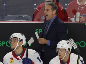 "My job ... is to keep pushing them and keep working with them so that they can be the best player they can be," Laval Rocket head coach Joël Bouchard says about his players.