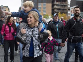 More than 50,000 Quebecers are expected to take part in the 2018 Grande marche du Grand défi Pierre Lavoie.