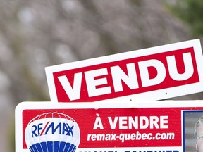 the sales-to-new-listings ratio in the Montreal area remains below the threshold for concern — though it bears monitoring.