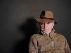 French singer-songwriter Charles Aznavour addresses journalists after recording, with a dozen of French rappers and pop stars, a music video to raise funds for quake-stricken Haiti in Paris in 2010.