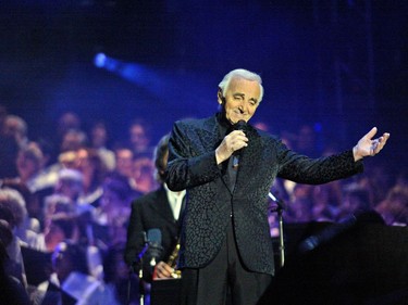 At Centre de la Nature, Charles Aznavour performed with a 1,000 voice choir in 2009.