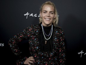 Busy Philipps attends the world premiere of "The Oath" at the LA Film Festival on Tuesday, Sept. 25, 2018, in Los Angeles. (Richard Shotwell/Invision/AP)