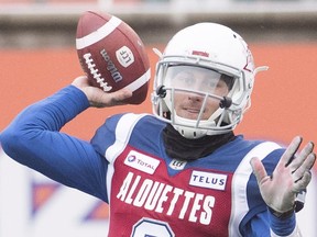 Alouettes quarterback Johnny Manziel earned his first win of the season against the Toronto Argonauts in Montreal on Sunday, Oct. 28, 2018.