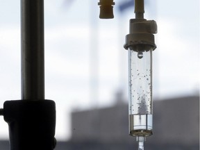 An internal review found there were still drugs left over in patients' IV tubes after treatment.