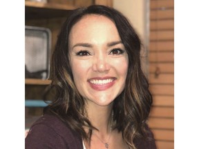 This undated family photo provided in October 2018 shows Alicia Ackley, of Alvin, Texas. Diagnosed with cervical cancer in July 2018, she followed the advice of her doctor and had a traditional open hysterectomy rather than the minimally invasive version. Some hospitals are changing their practice after studies found women who had less invasive surgery for cervical cancer fared worse. (Courtesy Alicia Ackley via AP)